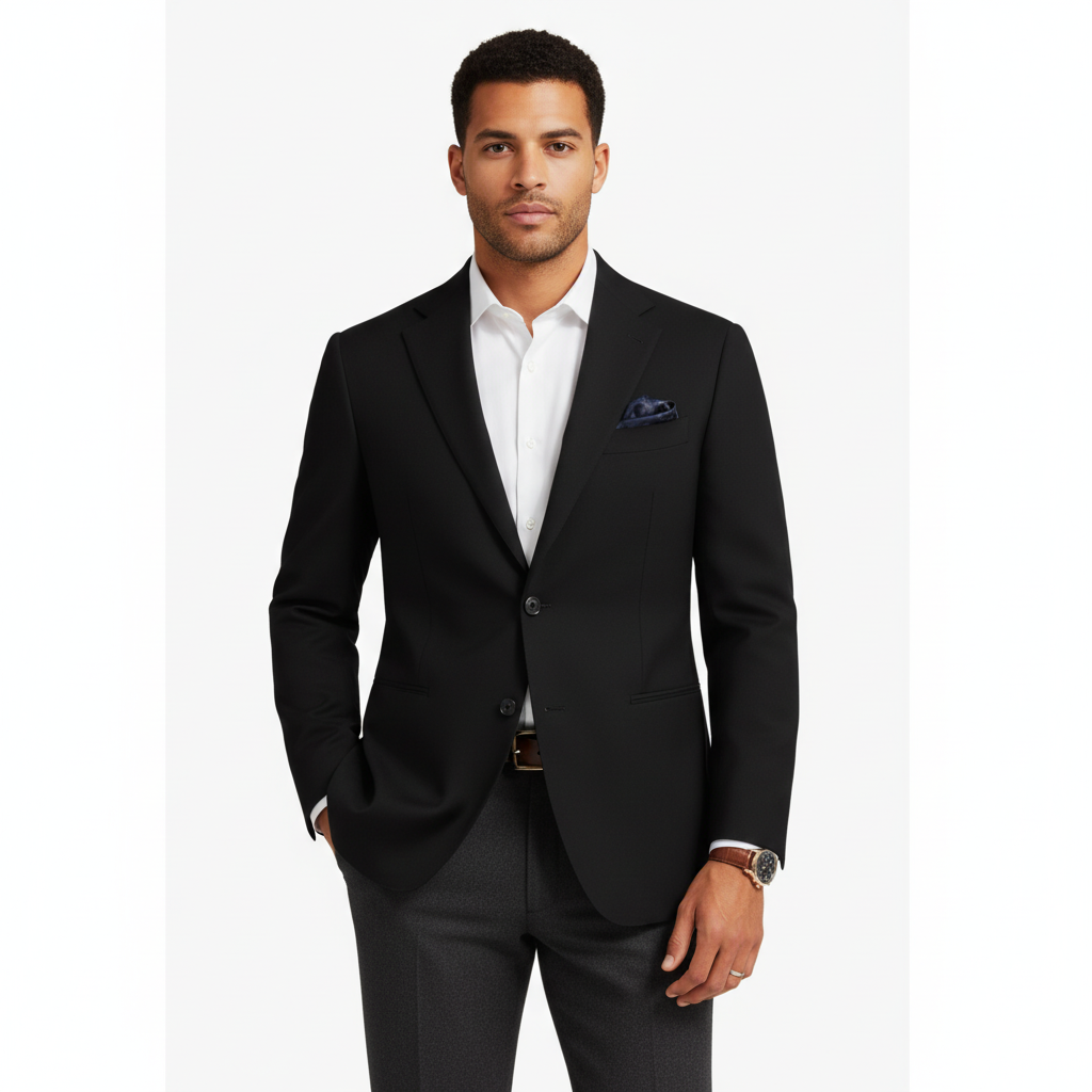 Men’s Brown Checkered Tweed Blazer – Classic Heritage Design